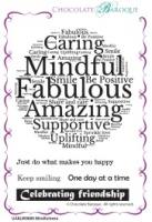 Mindfulness unmounted rubber stamp set - A6